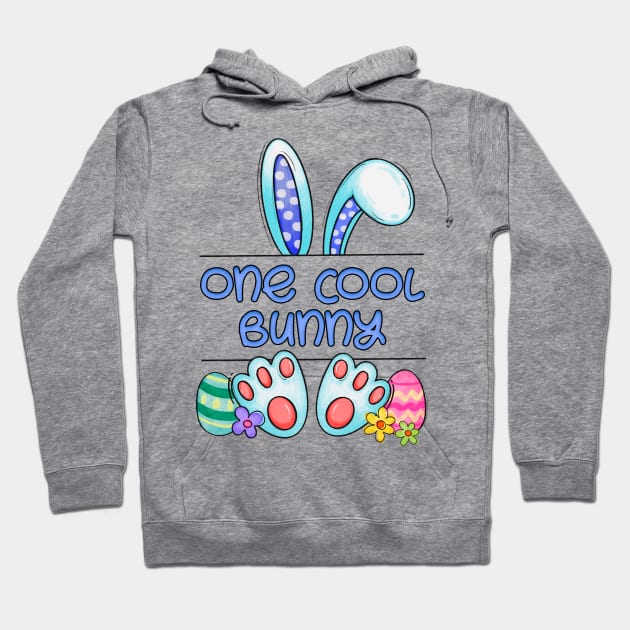 one cool bunny Hoodie by vintage-corner